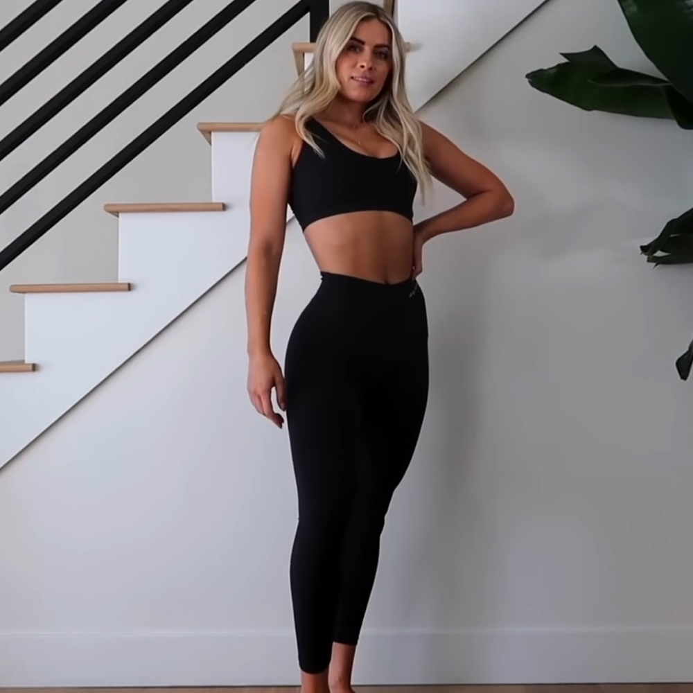 Whitney Simmons Gymshark High Leggings Black